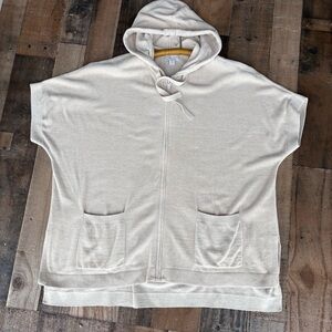 Barefoot Dreams Cozy Chic Ultra Lite Zip Up Hoodie L XL